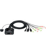 Aten CS52DP 2-PORT USB-C DISPLAYPORT HYBRID CABLE KVM - $286.36 CAD