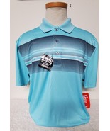 M- PGA Tour PVKSB048MM &#39;PRO SERIES&#39; Athletic Fit Polyna (Blue) Polo Shir... - £17.81 GBP