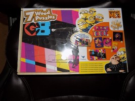 Despicable Me 3 Cardinal 7 Wood Puzzles Range From 7 To 24 Piece Jigsaw ... - $21.17