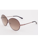 Tom Ford RANIA 564 48G Dark Brown / Brown Gradient Sunglasses TF564 48G ... - $3,591.86 MXN
