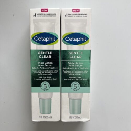 Cetaphil Gentle Clear Triple Action Serum 1fl oz ( 30 mL) Exp 02/24 2 Pack - $19.14