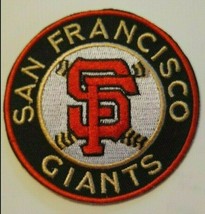 San Francisco Giants Embroidered PATCH~3 1/2&quot; Round~Iron Sew On~US Ships FREE - £3.88 GBP
