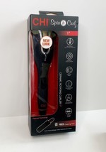 CHI Compact Spin N Curl | 1” Ceramic Rotating Barrel Curler | Matte Black - $34.99