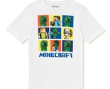 MINECRAFT STEVE &amp; CREEPER MOJANG T-Shirt NWT Boys Size 4-5, 6-7, 8 or 10-12 - £10.19 GBP+