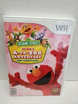 Sesame Street Elmo&#39;s A-to-Zoo Adventure The Videogame for Nintendo Wii - $9.28