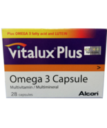 1 Box Vitalux Plus Omega 3 Capsule 28&#39;s To Maintain Healthy EXPRESS SHIP... - $51.97 CAD