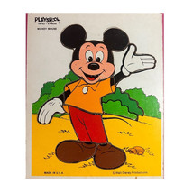 Playskool Disney Mickey Mouse wooden puzzle 8 pieces 190-05 VINTAGE! - $12.82