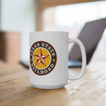 Texas State Railroad Coffee Railroad Cup Mug 15 oz - $9.49