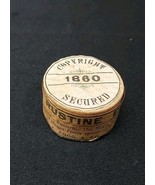 1860 H. J. Fogg Rust Eradicator Small Wooden Can Original Label, Sealed NOS - $12.57