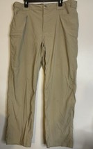 Duluth Trading Co. Men’s XL X 32 Tan  Cargo Hiking Fishing Pants Flexpedition - £20.02 GBP