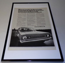 1971 American Motors Hornet Framed 11x17 ORIGINAL Vintage Advertising Po... - $69.29