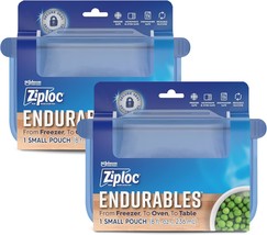 Ziploc Endurables Small Pouch, 1 Cup, Reusable Silicone Bags and Food Storage Me - £27.25 GBP