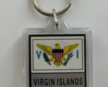 Virgin Island State Flag Key Chain 2 Sided Key Ring - $4.95