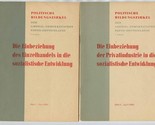  5 Liberal Democratic Party of Germany Political Education Booklets 1959 - £37.36 GBP