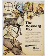 1973 Print Ad Mossberg Center-Fire Rifles Hunters Camp &amp; Elk North Haven,CT - £9.21 GBP