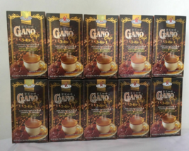 10 Boxes Gano Excel Cafe 3 in 1 Coffee Ganoderma Reishi Halal New DHL EX... - $149.99