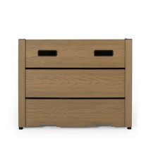 Archie Square WPC Fire Pit Base: Safe &amp; Stylish - $196.99
