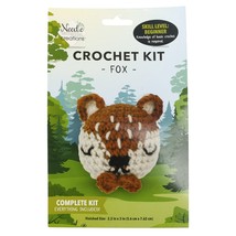 Fabric Editions Mini Crochet Kit-Fox 2.2&quot;X3&quot; - £13.34 GBP