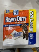 OUT! Heavy Duty XXL Dog Pads | Absorbent Pet Training and Puppy Pads | 3... - £12.16 GBP