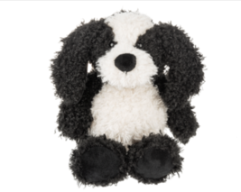 Ganz Stuffed Plush Mcruff Puppy Dog White Cream Furry Shaggy Fluffy Furry 11&quot; - £39.75 GBP