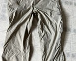 Eddie Bauer Capri Pants Womens Sz 8 Tan Hiking Pants Nylon - $25.06