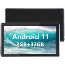 Tablet 7 Inch Android 11.0 Tablet, 32Gb Rom (128Gb Expand), Quad-Core, Wifi, Gms - £59.79 GBP