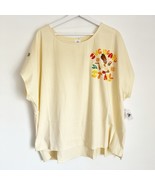 NWT Disney Parks Dolores Fashion T-Shirt Encanto Flowers Yellow Women’s 1X - $35.64 CAD