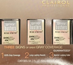 Clairol Professional Gray Busters 84N/4N Light Neutral Brown Hair Color - 6 Pack - £15.72 GBP