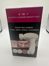 4-in-1 Electric Cleaning Beauty Set – Purifying Power Total Body Sonic C... - $14.01