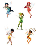 5 SETS TINKERBELL FAWN IRIDESSA SILVERMIST ROSETTA Counted Cross Stitch ... - $10.84