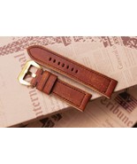 (Customizable, multiple size) Rusty vegtan leather handmade Panerai watch straps - $81.62 CAD