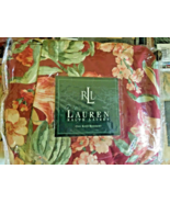 New Vintage Ralph Lauren Desert Plains Floral King Bed skirt 100% Sateen... - $59.39