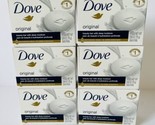 6 X Dove ORIGINAL White Beauty Soap Deep Moisturizing Cream 2.6 oz/75 g - $15.74