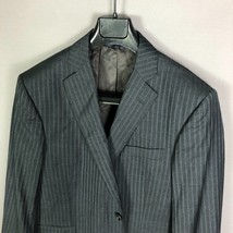 Brooks Brothers Gray Blue Stripe Regent Fit Tollegno 1900 Suit Jacket Si... - £58.99 GBP