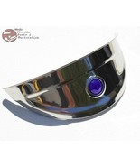 7&quot; Stainless Headlight Blue Dot Headlight Visor Bulb Trim Cover Chopper ... - €16,44 EUR