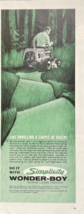 1963 Simplicity Wonder-Boy Vintage Print Ad Like Unrolling A Carpet Of G... - $14.45