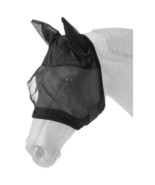 Tough 1 Fly Mask with Ears, Black, Horse Size - £13.22 GBP