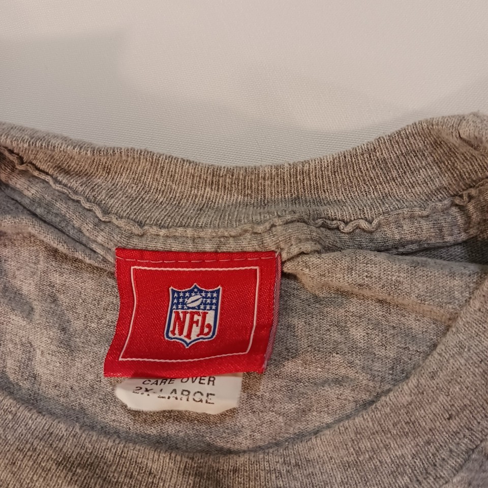 NFL St Louis Rams West Division Men's Gray T-Shirt Long Sleeve Size 2XL Item image 4
