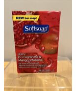 Softsoap Juicy Pomegranate &amp; Mango Infusions Soap 3.9oz Bars Pack Of 4 Bars - €17,00 EUR