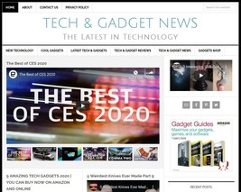 NEW DESIGN * TECH &amp; GADGET NEWS * blog website business for sale w/ AUTO... - £71.32 GBP