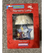Snoopy &#39;Champ Snoopy&#39; Bedtime Originals 93024 Wooden Star Nursery Lamp N... - €34,39 EUR