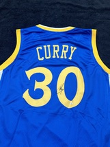 Steph Curry Signed Golden State Warriors Basketball Jersey COA - £279.88 GBP