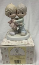 Precious Moments “Hug One Another” 1990 521299 Ceramic Figurine Enesco with box - £10.08 GBP