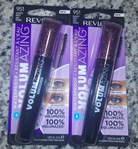 Revlon Volumazing Waterproof Mascara Oversized Brush 951 Blackest Black ... - $30.20 CAD
