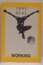 SEAL - VINTAGE 1995 ORIGINAL CLOTH TOUR CONCERT BACKSTAGE PASS ***LAST O... - $10.00