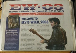 Elvis Week 2003 Event Guide Elvis Presley Magazine Newspaper  - £5.51 GBP