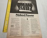 Sears Die Hard Battery Naked Power Vintage Print Ad 1968 - £4.76 GBP