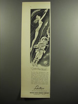 1952 United States Rubber Company Lastex Yarn Ad - Outa this world - $18.49