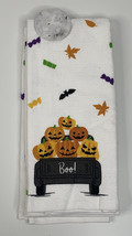 Ghouls &amp; Goblins Set Of 2 NWT 100% cotton kitchen towels H12 - £7.18 GBP