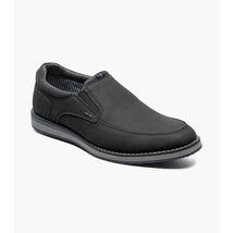 Nunn Bush Hyde II Moc Toe Slip On Shoes Comfortable Black 81360-001 image 2